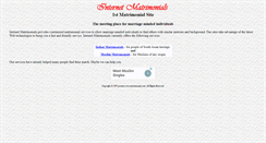 Desktop Screenshot of matrimonial.com